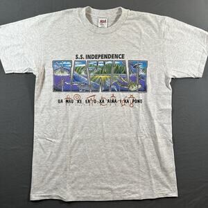Vintage Single Stitch Anvil Tee SS Independence Hawaii NWT Size L